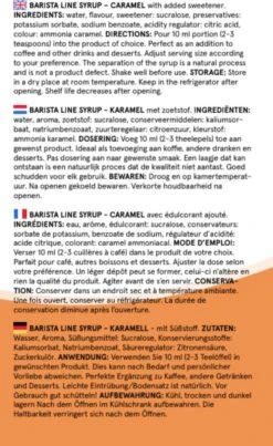 Fitcy | Koffiesiroop | Karamel | Barista Syrup | Zero | Vegan | Vetvrij | Suikervrij | Keto-vriendelijk | Koffie | Siroop | 1L -Koffie Apparatuur 736x1200