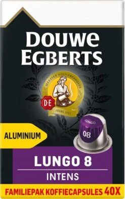Douwe Egberts Lungo Intens (8) - 5 X 40 Koffiecups -Koffie Apparatuur 753x1200