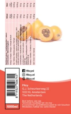 Fitcy | Koffiesiroop | Amaretto | Barista Syrup | Zero | Vegan | Vetvrij | Suikervrij | Keto-vriendelijk | Koffie | Siroop | MET DOSEERPOMP | 1L -Koffie Apparatuur 757x1200