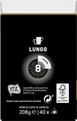 Douwe Egberts Lungo Intens (8) - 5 X 40 Koffiecups -Koffie Apparatuur 765x1200 1