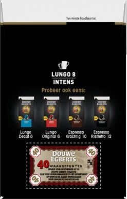 Douwe Egberts Lungo Intens (8) - 5 X 40 Koffiecups -Koffie Apparatuur 766x1200