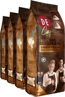 Douwe Egberts D.E Café Creatie Koffiebonen - 7/9 Intensiteit - 4 X 500 Gram -Koffie Apparatuur 796x1200