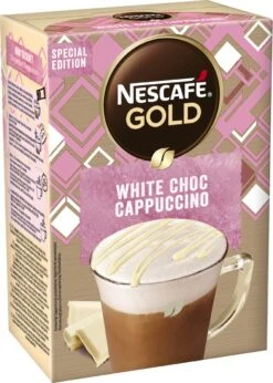 NESCAFE GOLD White Choc Cappuccino 6 Doosjes à 8 Zakjes -Koffie Apparatuur 857x1200 2