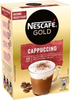 Nescafé Gold Cappuccino Oploskoffie - Ongezoet - 6 Doosjes à 10 Zakjes 11 Nescafé Gold Cappuccino Oploskoffie - Ongezoet - 6 Doosjes à 10 Zakjes -Koffie Apparatuur 857x1200 3