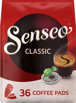 Senseo Classic Koffiepads - 5/9 Intensiteit - 10 X 36 Pads -Koffie Apparatuur 889x1200