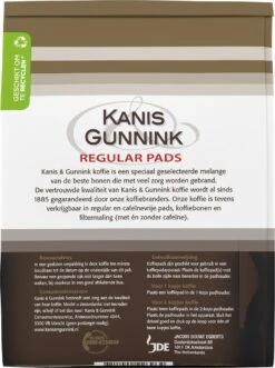 Kanis & Gunnink Regular Koffiepads - 10 X 36 Pads 8 Kanis & Gunnink Regular Koffiepads - 10 X 36 Pads -Koffie Apparatuur 895x1200 1