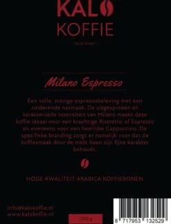 Kalo Koffie - 100% Arabica Koffiebonen - Milano Espresso - 1kg - Exclusieve Koffie -Koffie Apparatuur 921x1200