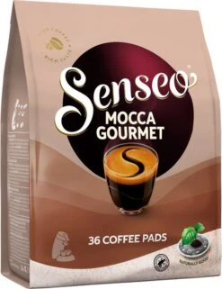 Senseo Mocca Gourmet Koffiepads - 4/9 Intensiteit - 10 X 36 Pads -Koffie Apparatuur 922x1200