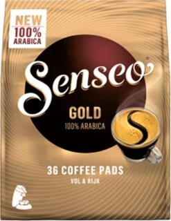 Senseo Gold Koffiepads - 5/9 Intensiteit - 10 X 36 Pads 23 Senseo Gold Koffiepads - 5/9 Intensiteit - 10 X 36 Pads -Koffie Apparatuur 925x1200