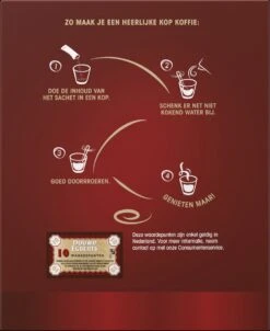 Douwe Egberts Aroma Rood Sticks Oploskoffie - 6 X 25 Zakjes -Koffie Apparatuur 981x1200 2