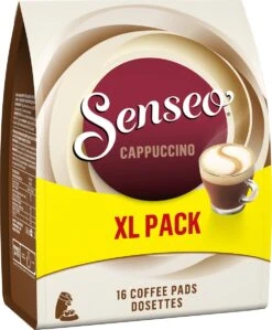 Senseo Cappuccino Koffiepads - 2/9 Intensiteit - 4 X 16 Pads - Voordeelverpakking -Koffie Apparatuur 990x1200 1