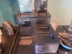 Franke A600 FM CM - Full Option - Demo Koffiemachine -Koffie Apparatuur Franke A600 CM FM demo koffiemachine reservoirs