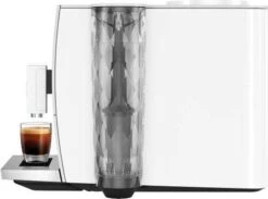 JURA ENA 4 Full Nordic White (EB) Met €54 Gratis Koffie én 2+1 Jaar Extra Garantie -Koffie Apparatuur Jura ENA 4 full Nordic White zijkant 00d35b1b 58a3 41e4 bdfd bd9e5279a5ef