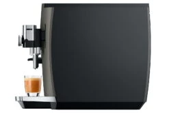 JURA S8 Dark Inox (EB) Met €78 Gratis Koffie En 2+1 Jaar Extra Garantie -Koffie Apparatuur Jura S8 EB Dark Inox zijkant