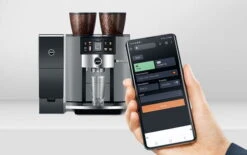 JURA GIGA W10 Diamond Silver (EA) Met €84 Gratis Koffie -Koffie Apparatuur Jura giga W10 koffiemachine payment connect