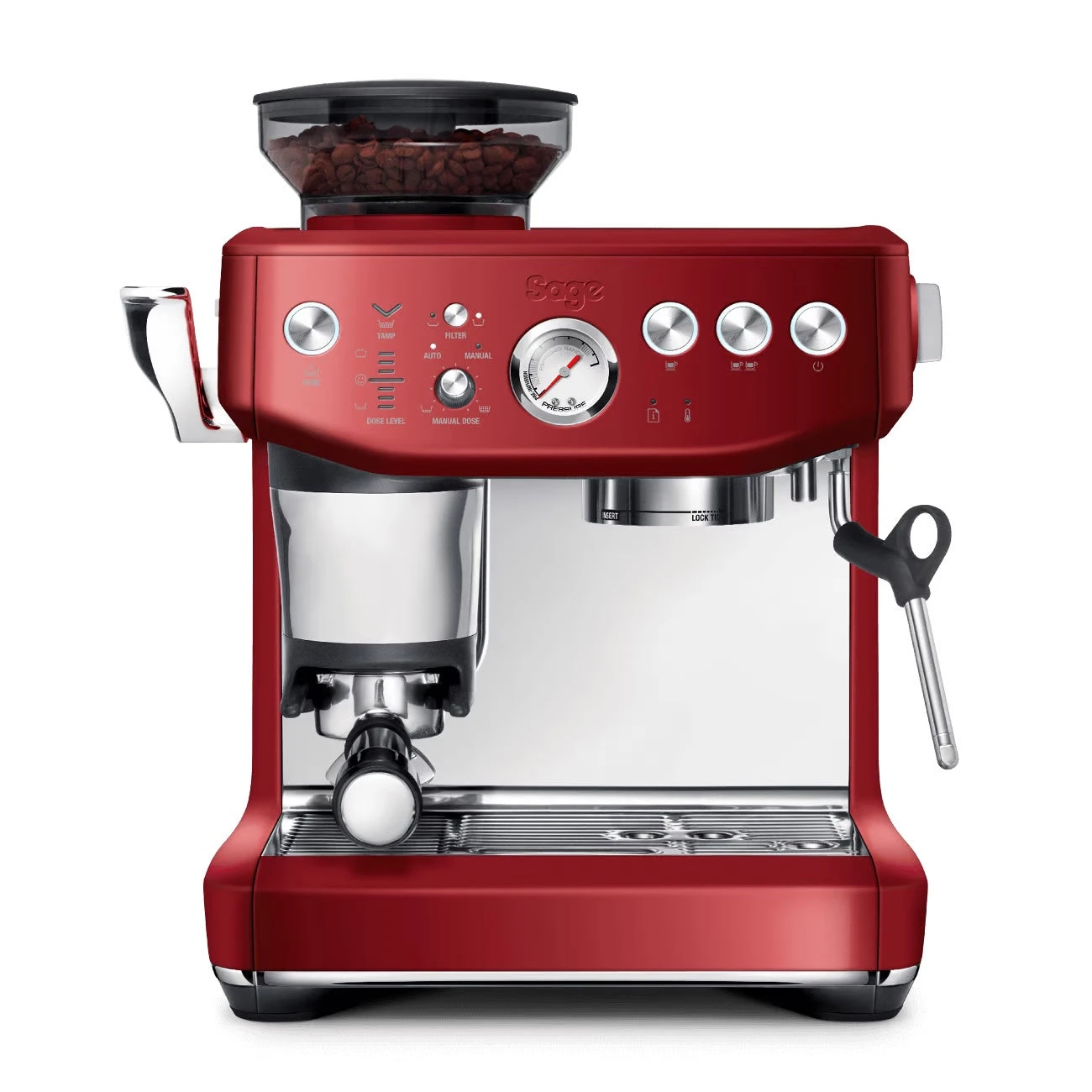 Sage Barista Express Impress - Red Velvet Met €33 Gratis Koffie En Barista Pack T.w.v. €169 3 Sage Barista Express Impress - Red Velvet Met €33 Gratis Koffie En Barista Pack T.w.v. €169