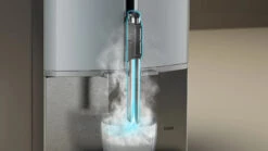 Siemens EQ.300 - Licht Zilver - TF303E01 Met €33 Gratis Koffie -Koffie Apparatuur Siemens EQ300 koffiemachine TF303E01 licht zilver stoompijpje