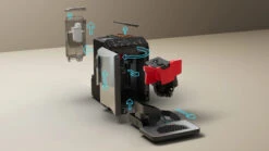 Siemens EQ.300 - RVS Zilver Metallic - TF303E07 Met €33 Gratis Koffie -Koffie Apparatuur Siemens EQ300 koffiemachine TF303E07 rvs zilver metallic werking