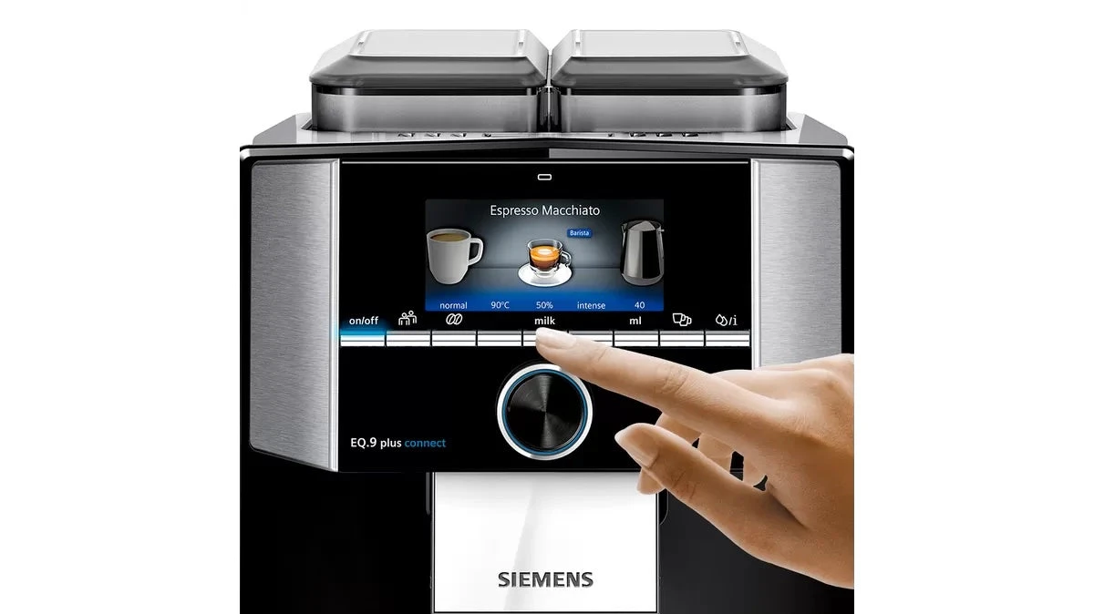 Siemens EQ.9 Plus Connect S700 - Zwart - TI9573X9RW Met €49 Gratis Koffie 5 Siemens EQ.9 Plus Connect S700 - Zwart - TI9573X9RW Met €49 Gratis Koffie - Afbeelding 3