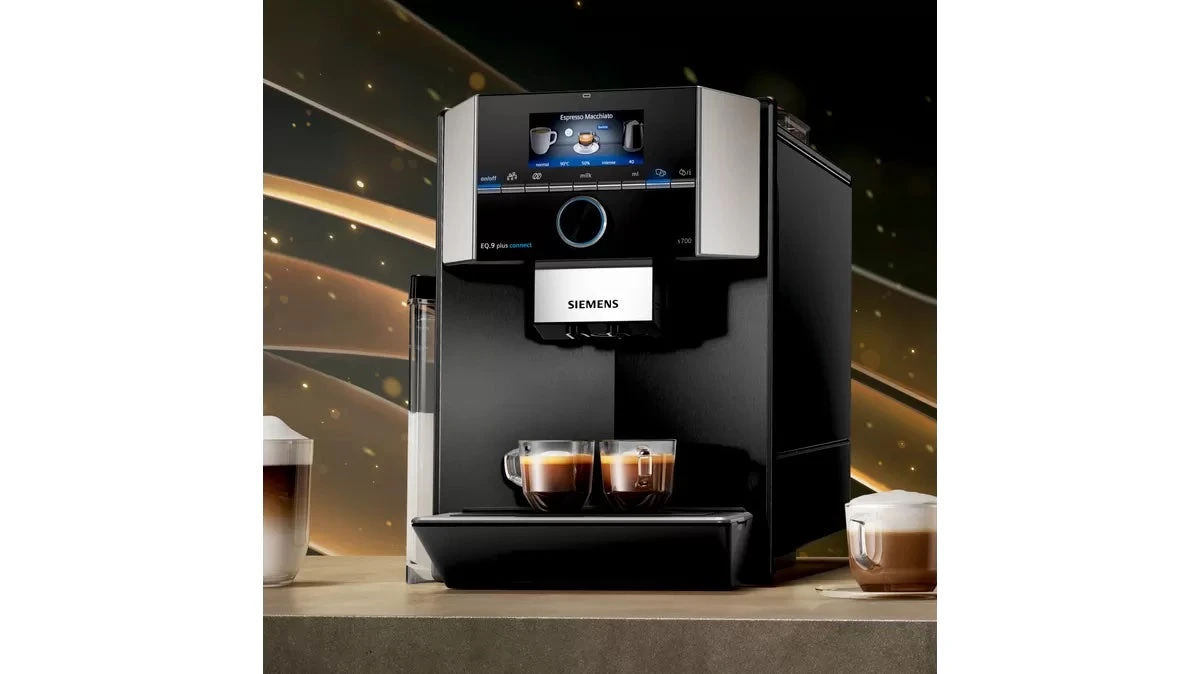 Siemens EQ.9 Plus Connect S700 - Zwart - TI9573X9RW Met €49 Gratis Koffie 4 Siemens EQ.9 Plus Connect S700 - Zwart - TI9573X9RW Met €49 Gratis Koffie - Afbeelding 2