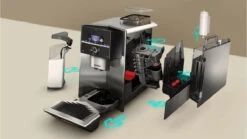 Siemens EQ.9 Plus S400 - Edelstaal - TI924301RW Met €49 Gratis Koffie 18 Siemens EQ.9 Plus S400 - Edelstaal - TI924301RW Met €49 Gratis Koffie -Koffie Apparatuur Siemens EQ9 s400 TI924301RW koffiemachine binnenin