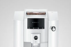 JURA E4 Piano White (EA) Met €54 Gratis Koffie én 2+1 Jaar Extra Garantie -Koffie Apparatuur jura e4 koffiemachine piano white bediening