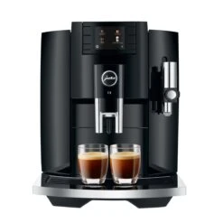 JURA E8 Piano Black (EB) Met €54 Gratis Koffie én 2+1 Jaar Extra Garantie