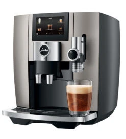 JURA J8 Midnight Silver (EA) Met €78 Gratis Koffie én 2+1 Jaar Extra Garantie