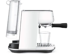 Sage Bambino - Sea Salt -Koffie Apparatuur sage bambino sea salt espresso machine waterreservoir