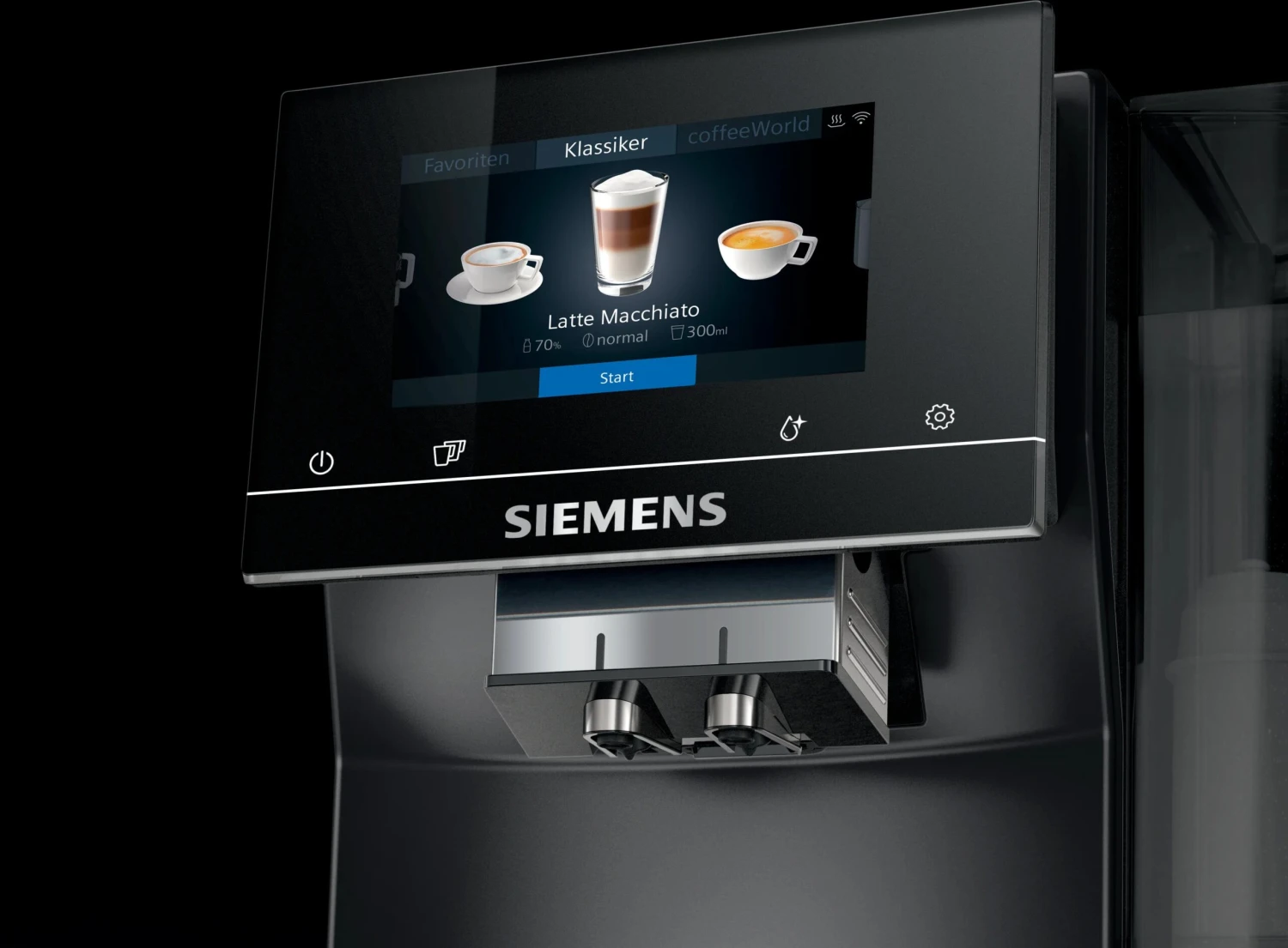Siemens EQ.700 Classic - Piano Black - TP703R09 Met €49 Gratis Koffie 5 Siemens EQ.700 Classic - Piano Black - TP703R09 Met €49 Gratis Koffie - Afbeelding 3