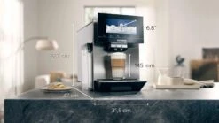 Siemens EQ.900 - RVS - TQ905R03 Met €49 Gratis Koffie -Koffie Apparatuur siemens eq900 TQ905R03 koffiemachine afmetingen
